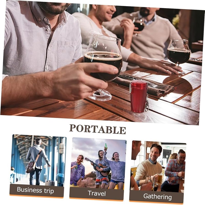 مطفأة سجائر محمولة صغيرة بسلسلة مفاتيح مع غطاء محكم للإطفاء السريع للسيارة والسفر في الهواء الطلق - Image 5